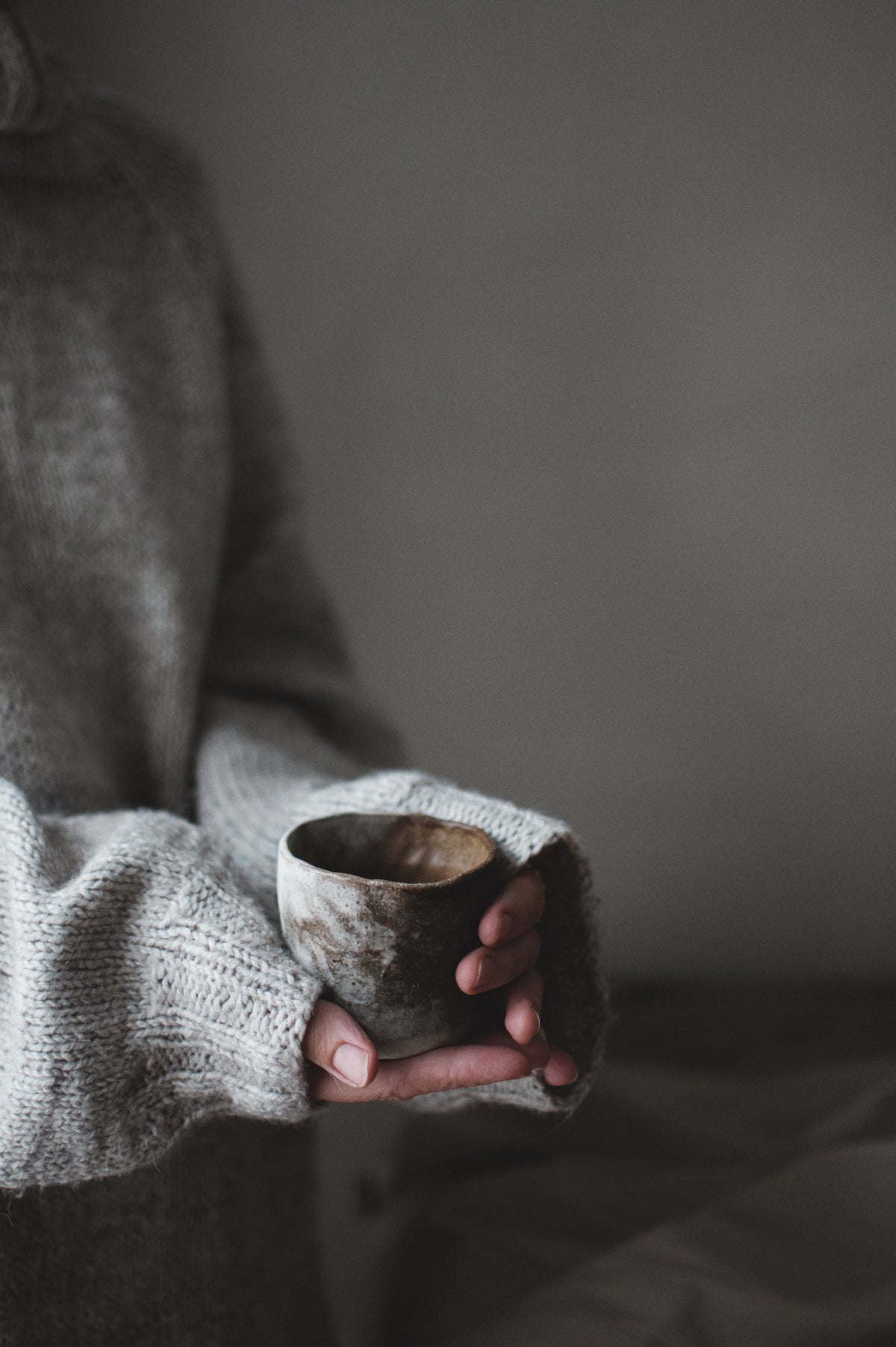 Iron-washed cup