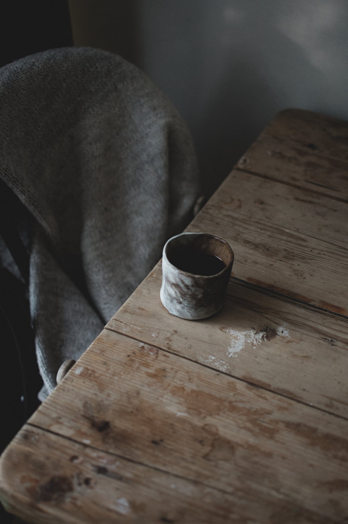Iron-washed cup