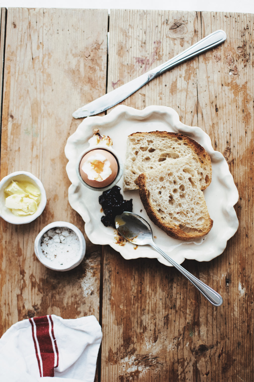 Handmade ceramic egg cup