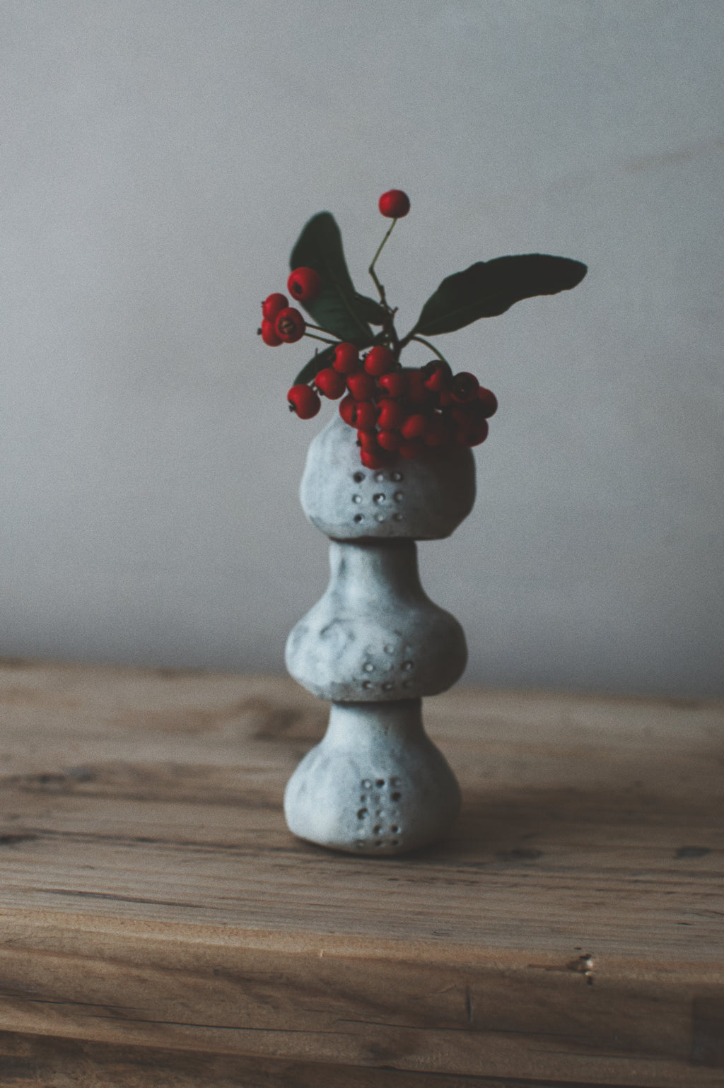 Handmade Mini Bud Vase & Thin Candle Holder