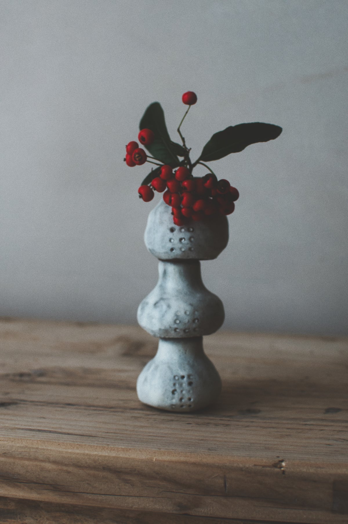 Handmade Mini Bud Vase & Thin Candle Holder