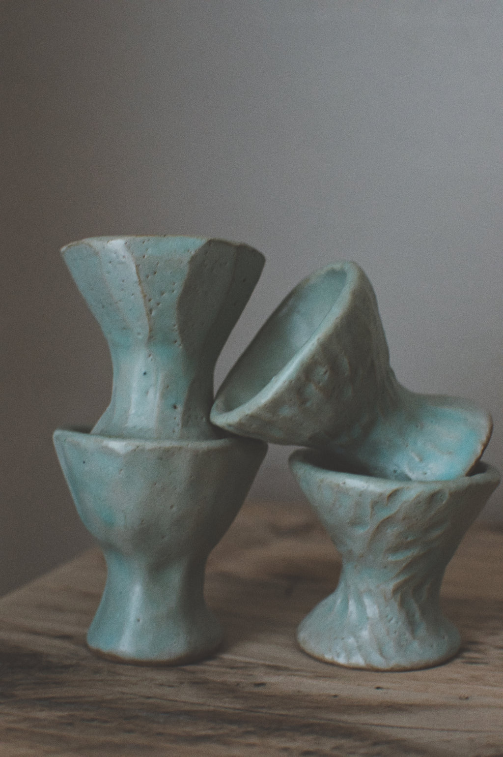 Handmade ceramic egg cup