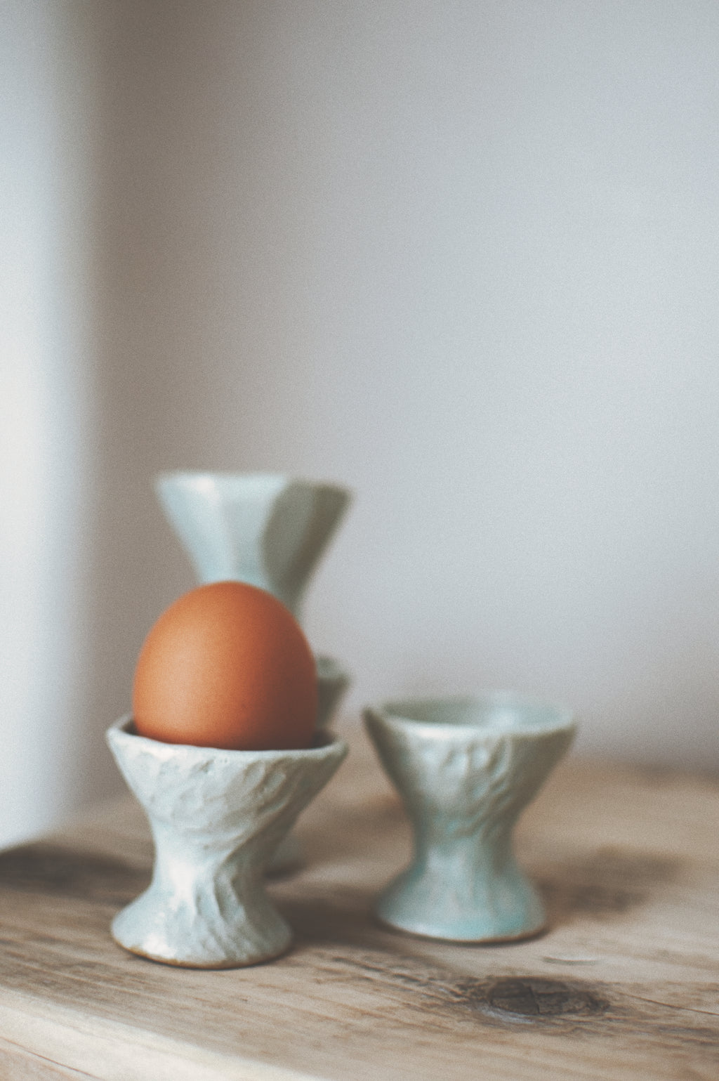 Handmade ceramic egg cup