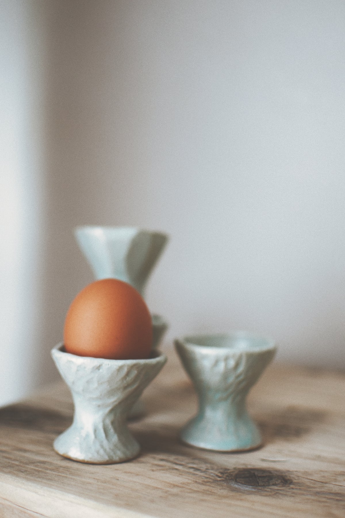 Handmade ceramic egg cup