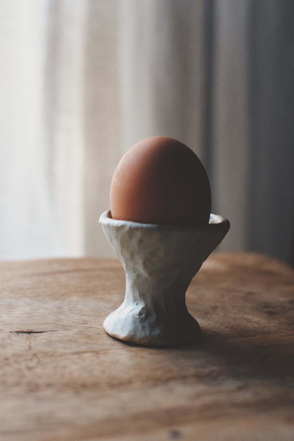 Handmade ceramic egg cup